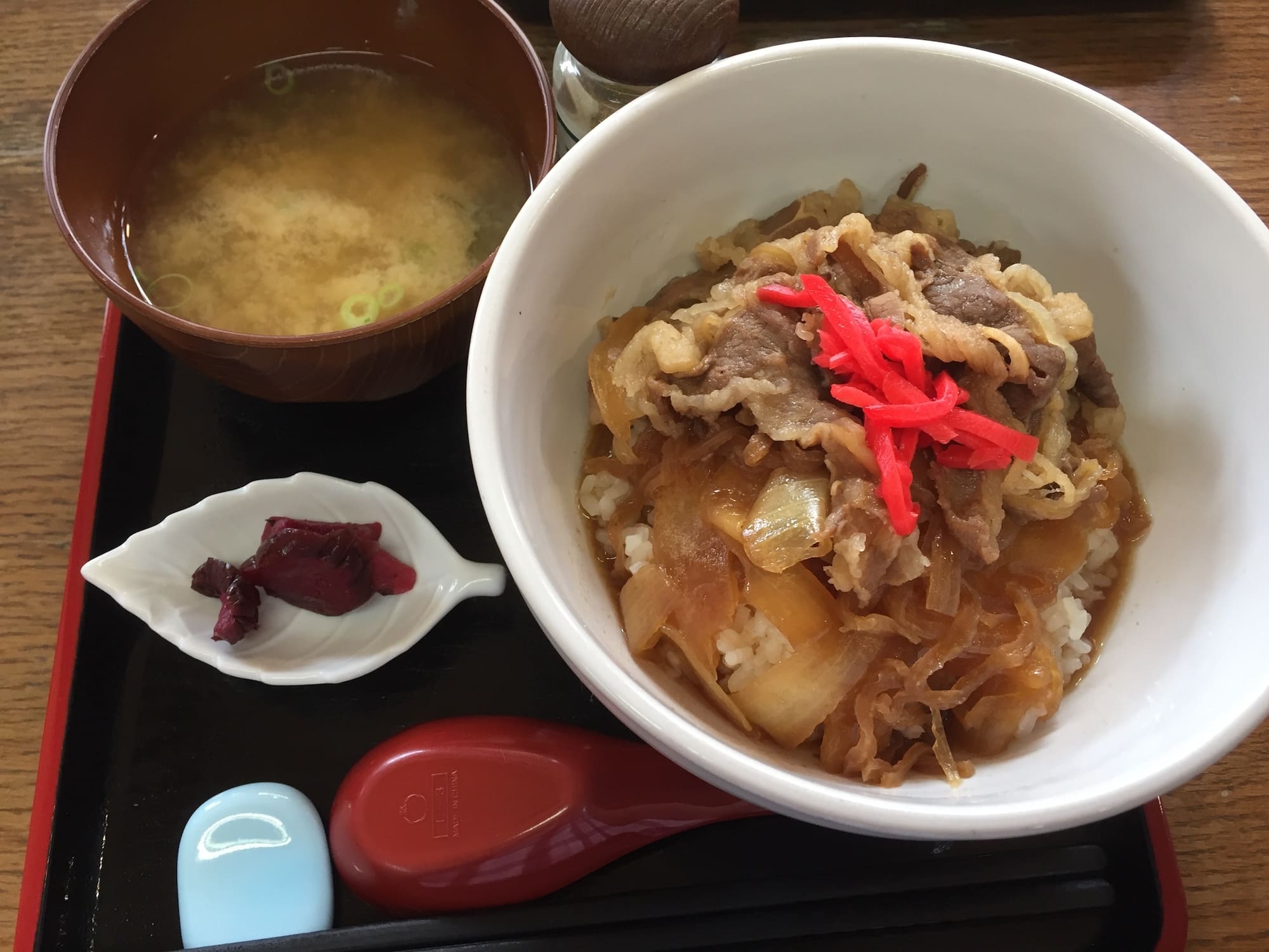restaurantes: El Gyudon del restaurante Kagari de Kyoto