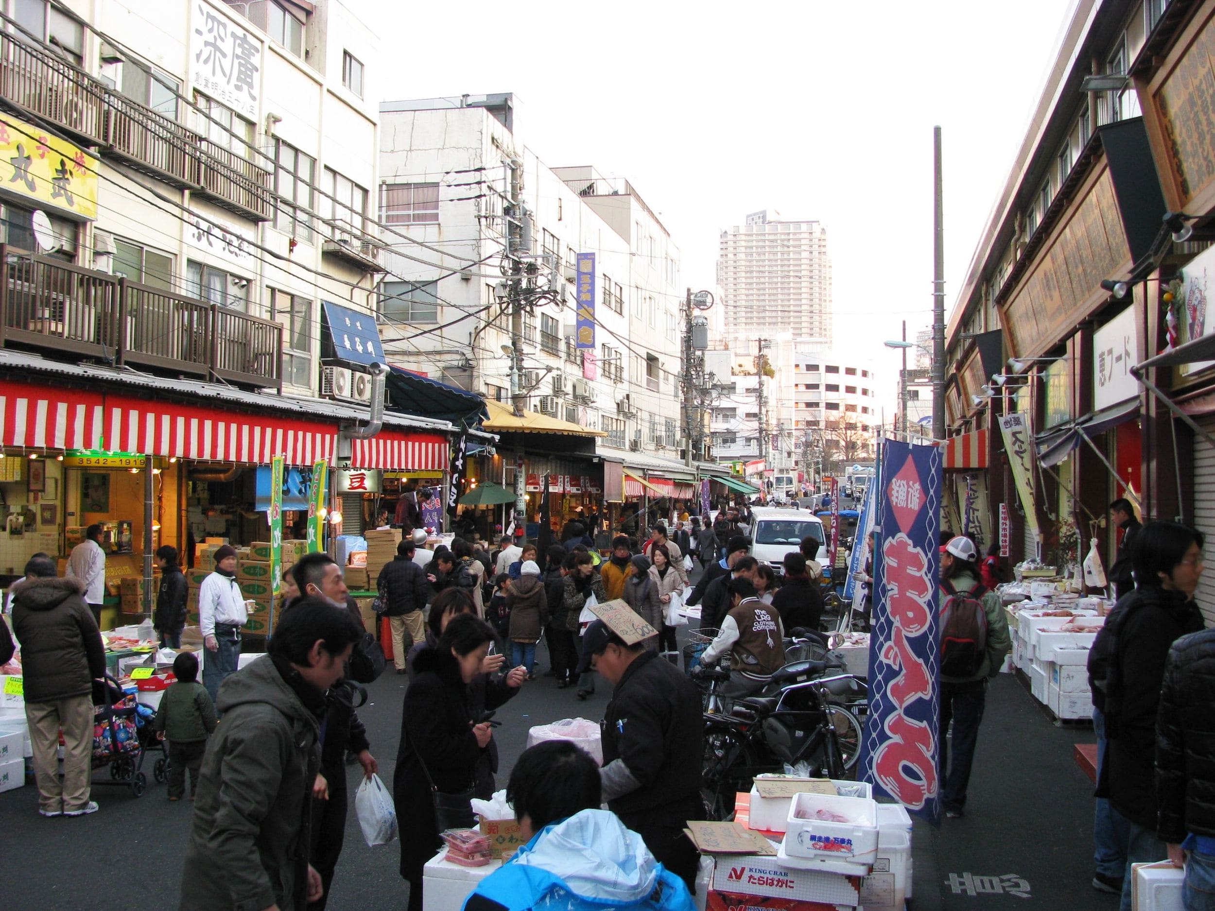 historico: Mercado Exterior de Tsukiji